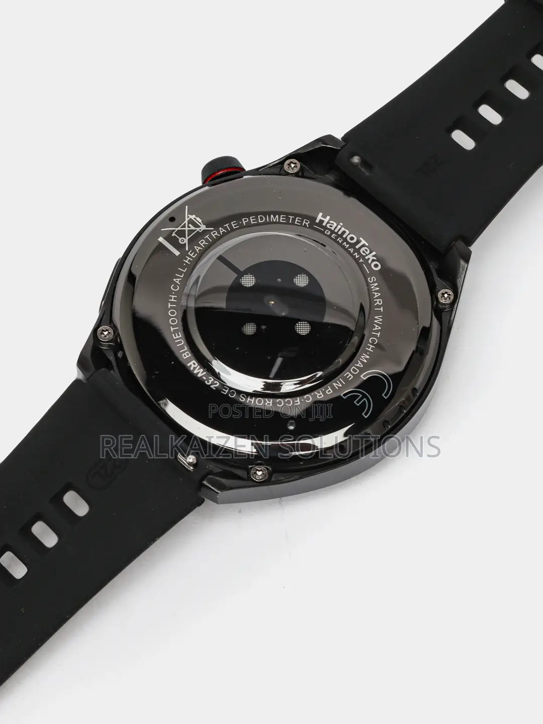 HAINOTEKO Watch 4 Pro Curved Glass 3 Straps Smartwatch