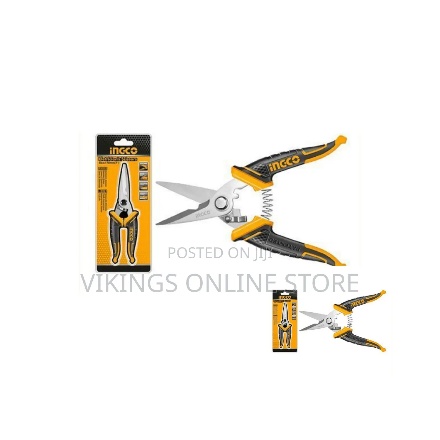 Electrician's Scissors - Yellow and Black