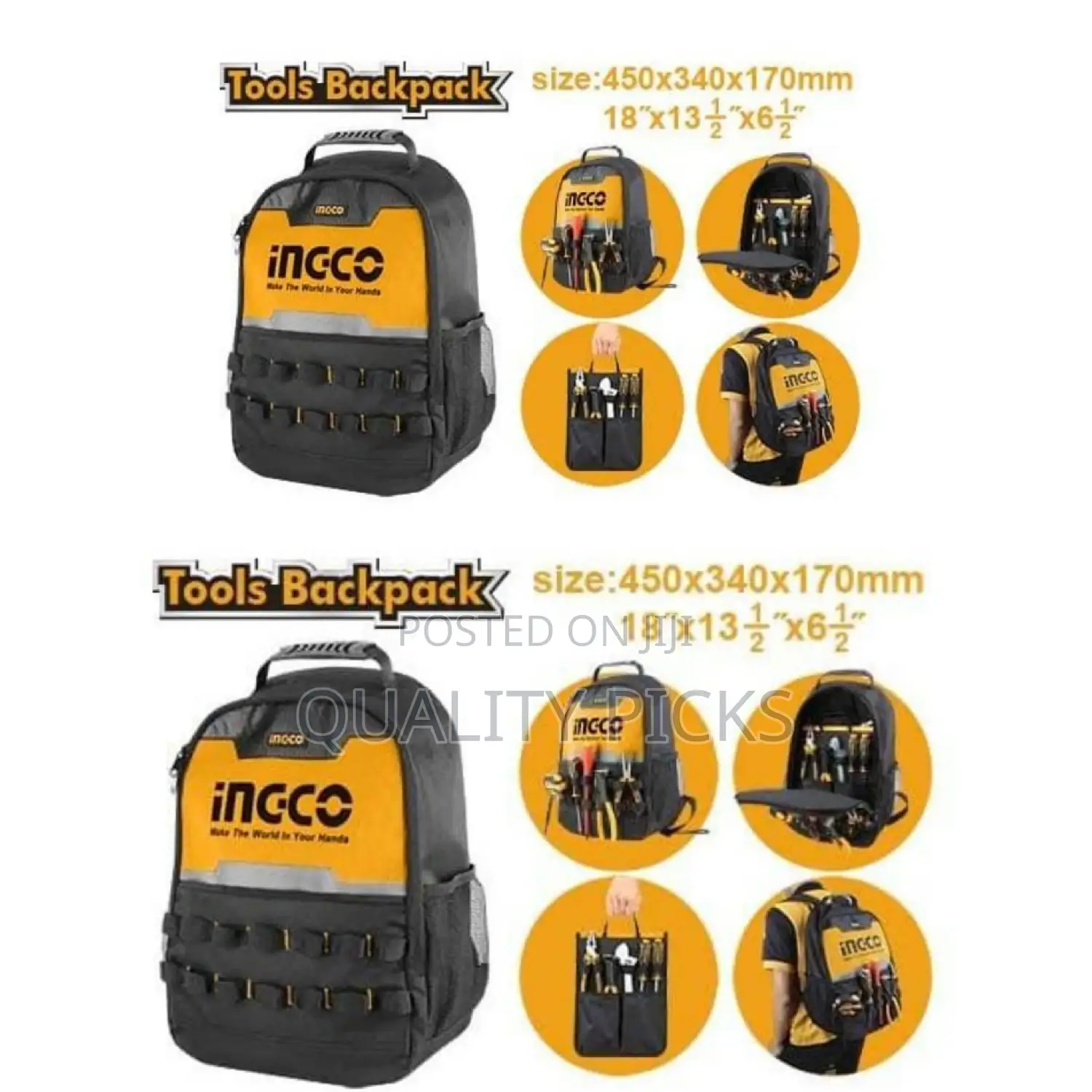 Ingco Tool Backpack