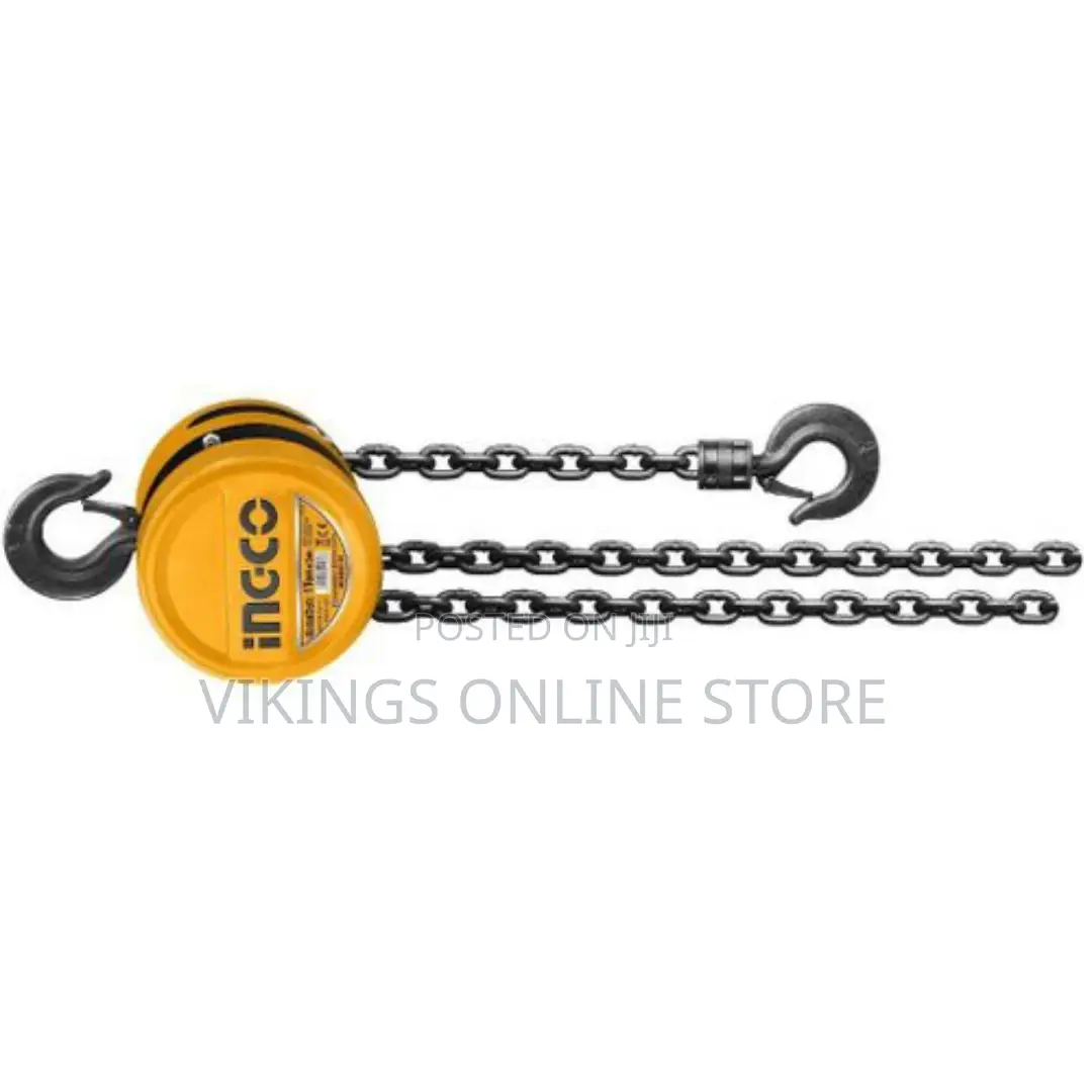 INGCO Chain Block 1ton - Orange / Silver