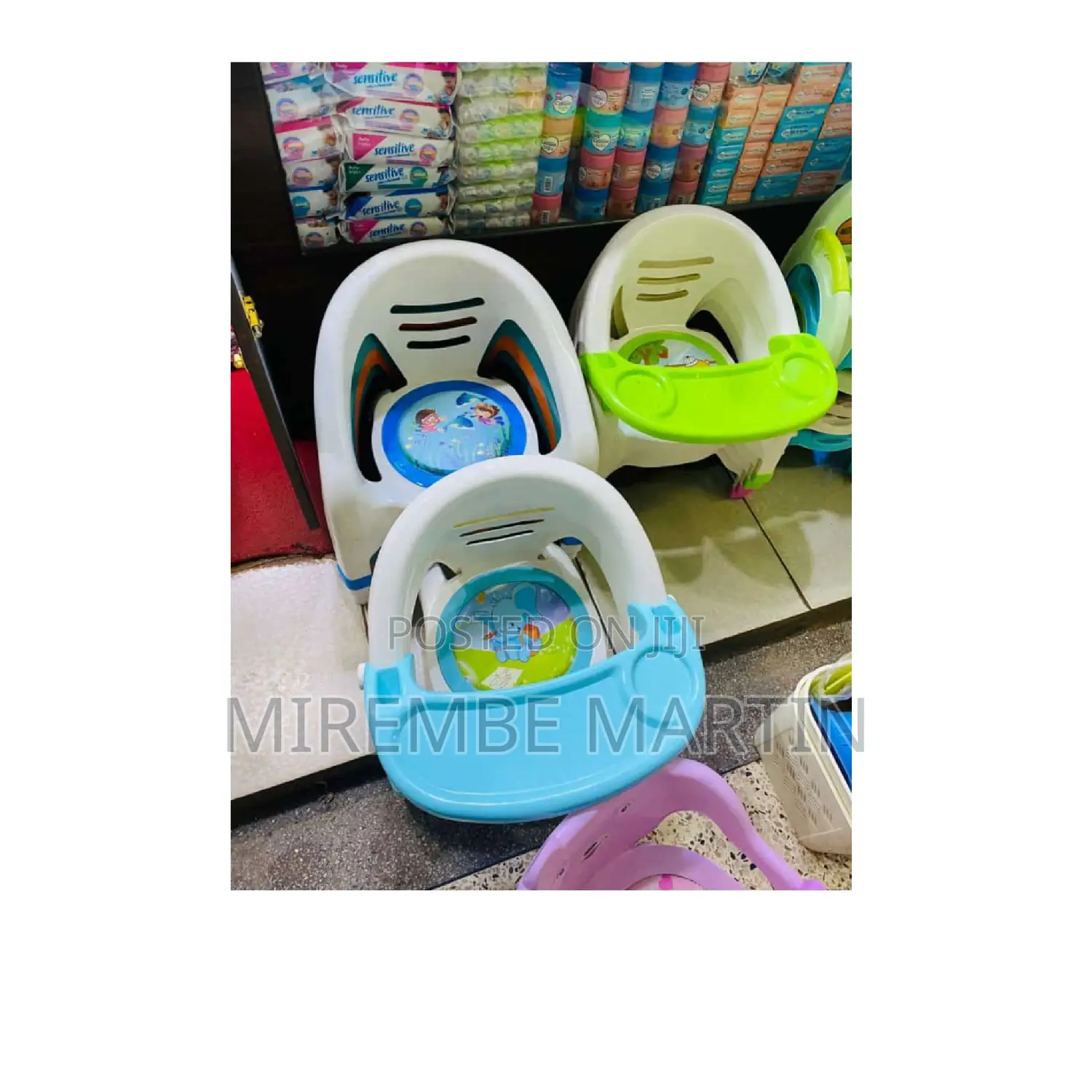 Plastic Baby Feeding Chair.