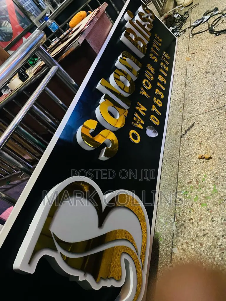 Saloon 3D Sign