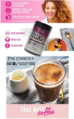 SUPER COLLAGEN PEPTIDES POWDER for Skin, Hair, Nails + Joint