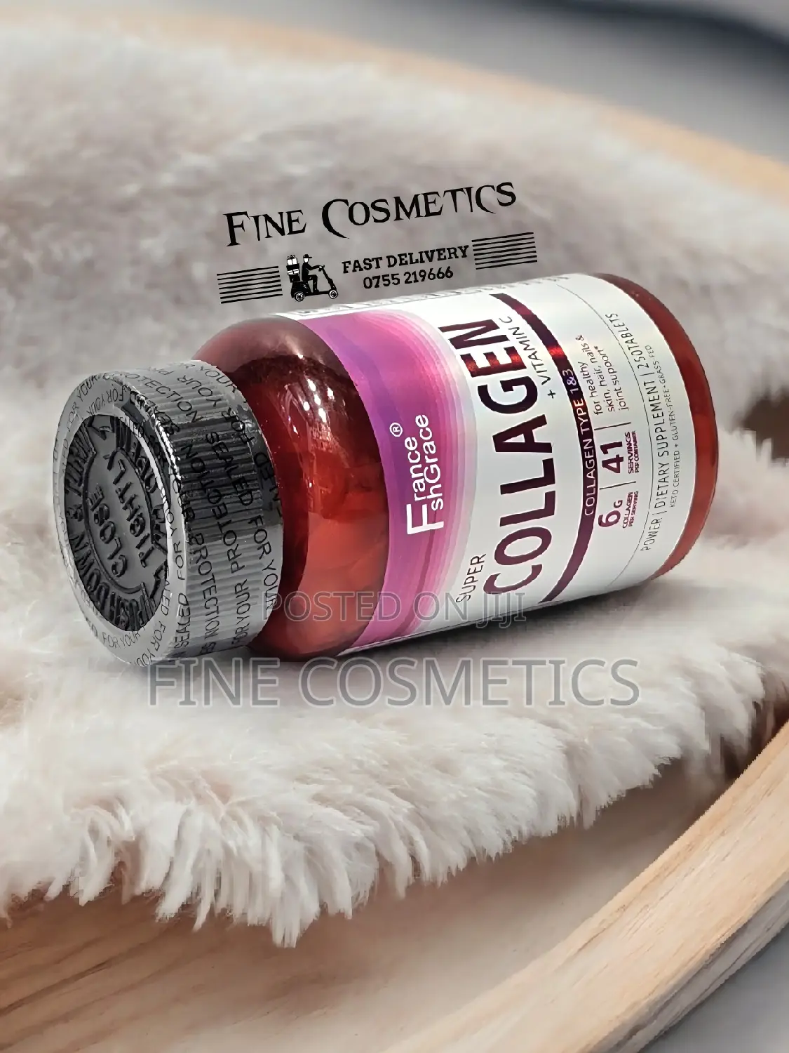 SUPER COLLAGEN + VITAMIN C Pills for Health Skin, Hair+Nails
