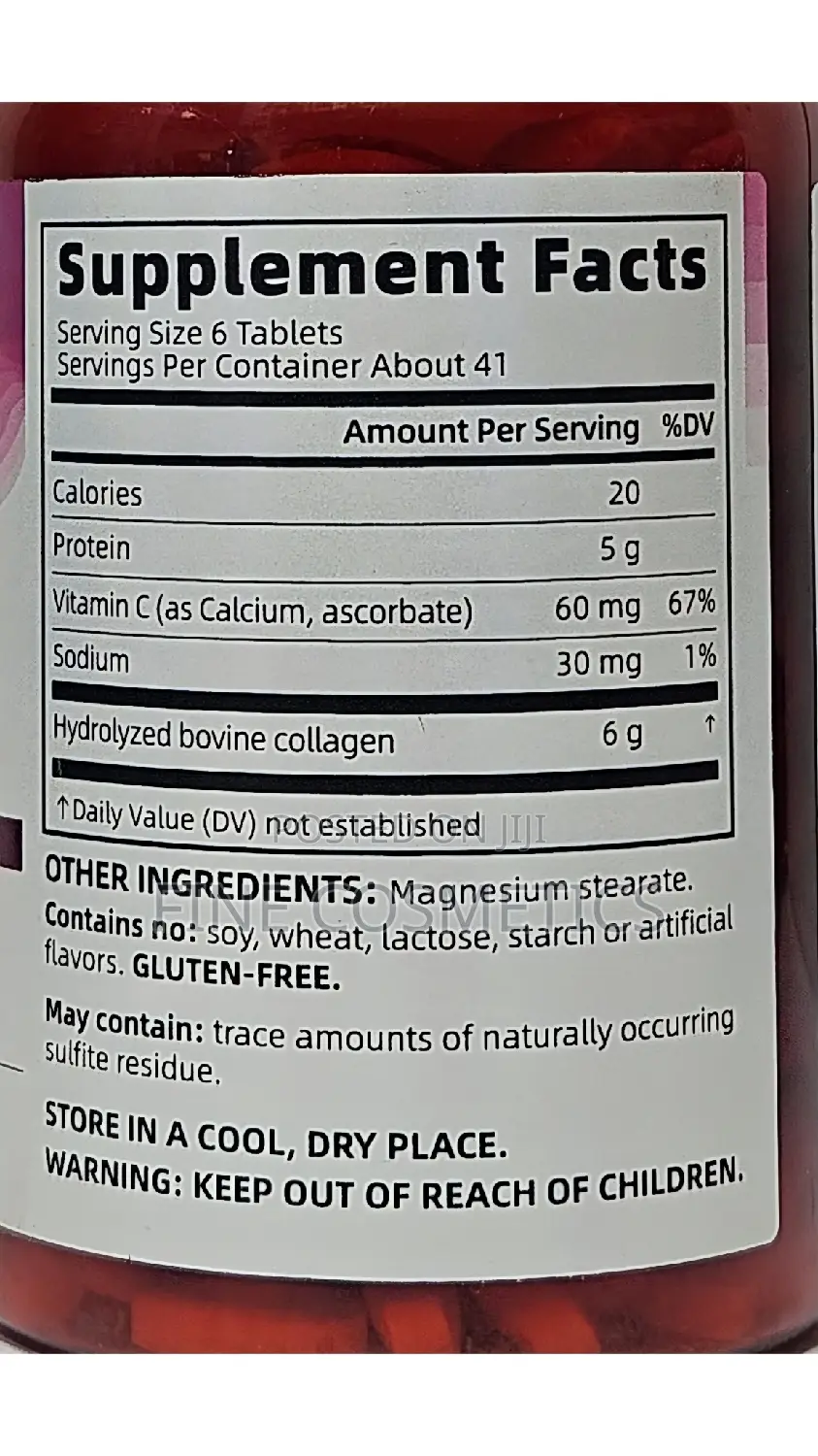 SUPER COLLAGEN + VITAMIN C Pills for Health Skin, Hair+Nails
