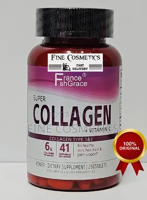 SUPER COLLAGEN + VITAMIN C Pills for Health Skin, Hair+Nails