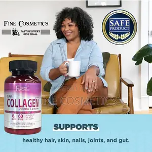 SUPER COLLAGEN + VITAMIN C Pills for Health Skin, Hair+Nails