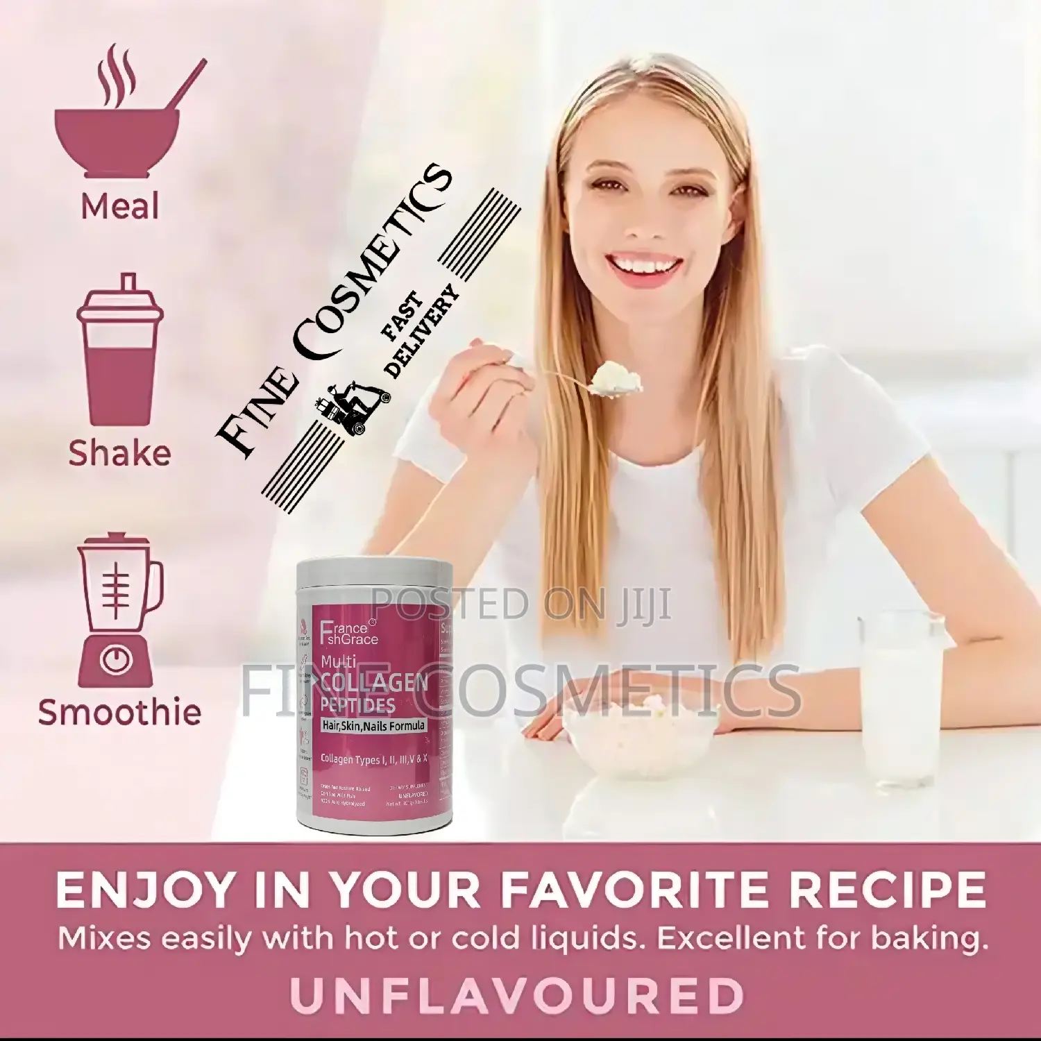 MULT COLLAGEN PEPTIDES POWDER for Skin, Hair, Nails + Joint
