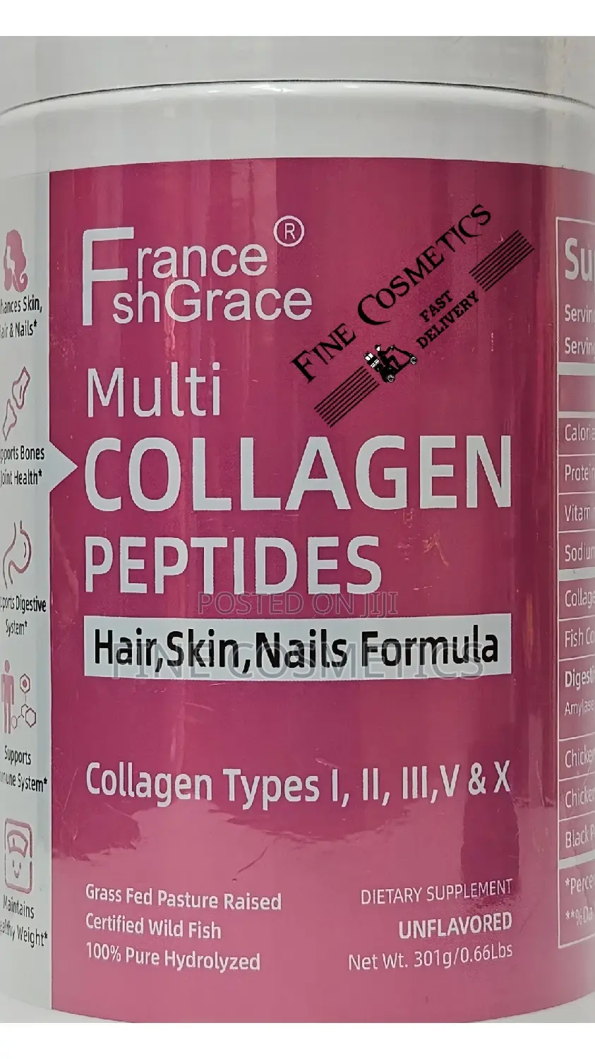 MULT COLLAGEN PEPTIDES POWDER for Skin, Hair, Nails + Joint