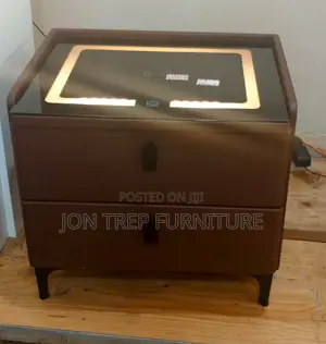 Electric Blue Tooth Bedside Drawer