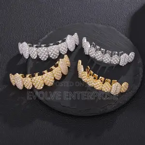 Iced Out Diamond Teeth Grillz Slugs