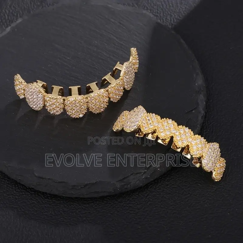 Iced Out Diamond Teeth Grillz Slugs