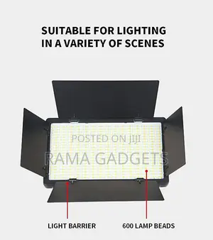 PRO LED 600 Professional Photo and Video Led Light Kit