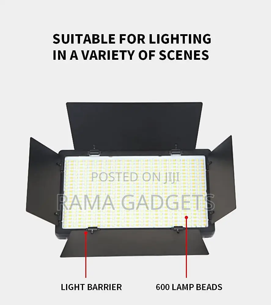 PRO LED 600 Professional Photo and Video Led Light Kit