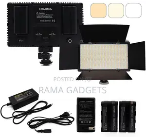 PRO LED 600 Professional Photo and Video Led Light Kit