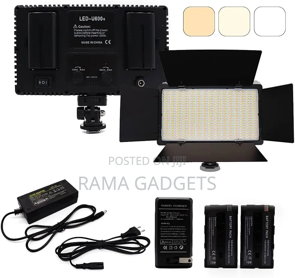 PRO LED 600 Professional Photo and Video Led Light Kit