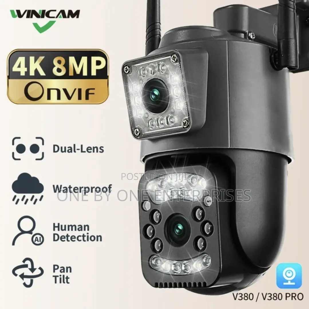 WIFI Camera, Dual Lens Outdoor Wireless