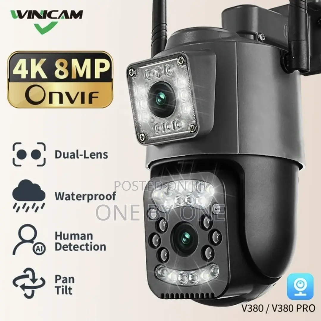 WIFI Camera, Dual Lens Outdoor Wireless