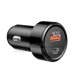 50W Car Charger USB C Quick Charge 3.0 Type C Fast Charging