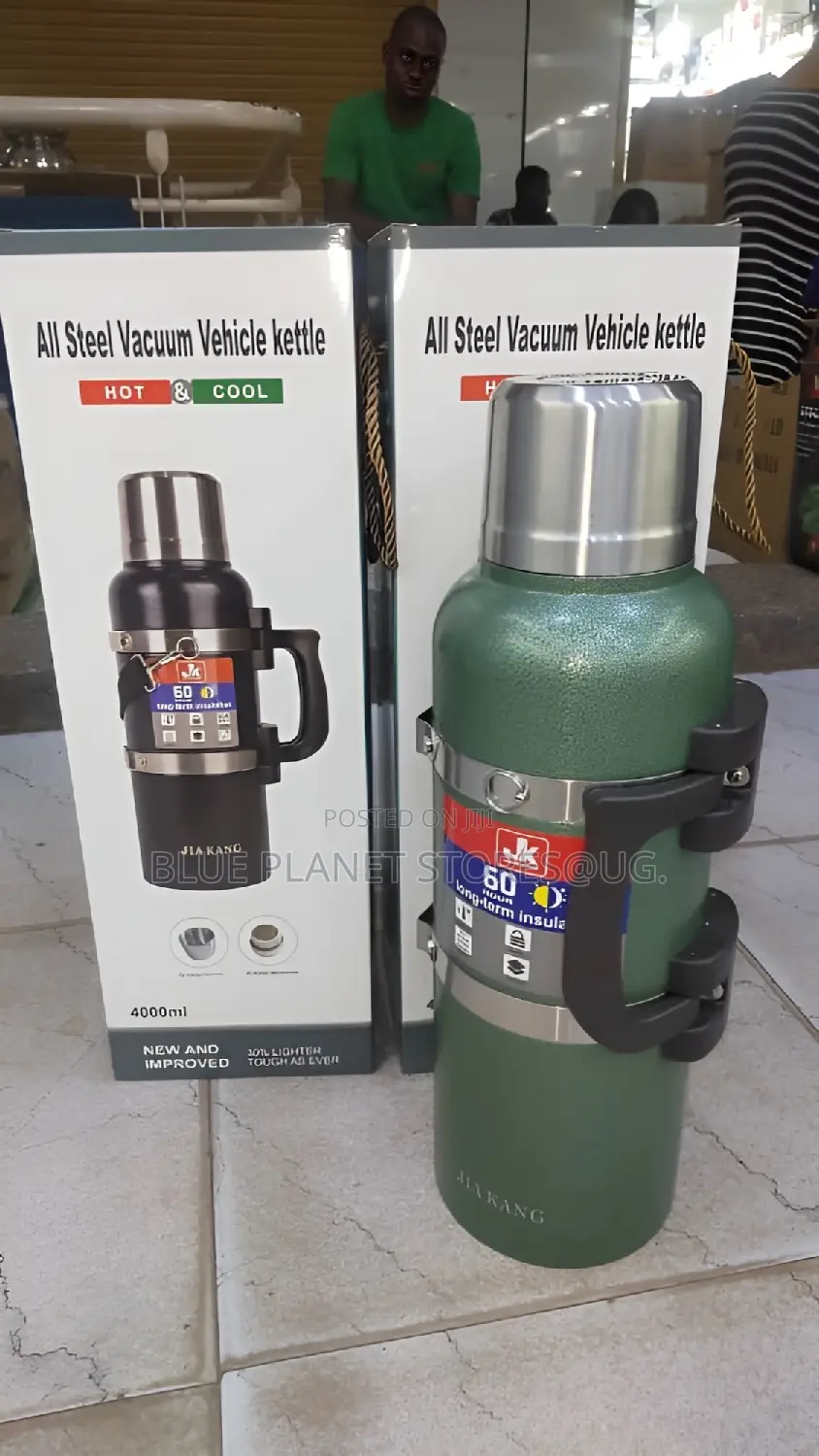 JK 4.0litres/4000ml All Steel Vaccum Flasks \\ HOT or COLD