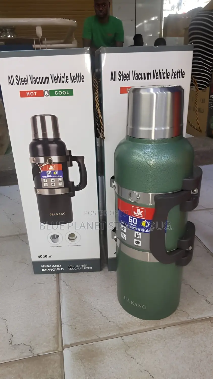 JK 4.0litres/4000ml All Steel Vaccum Flasks \\ HOT or COLD