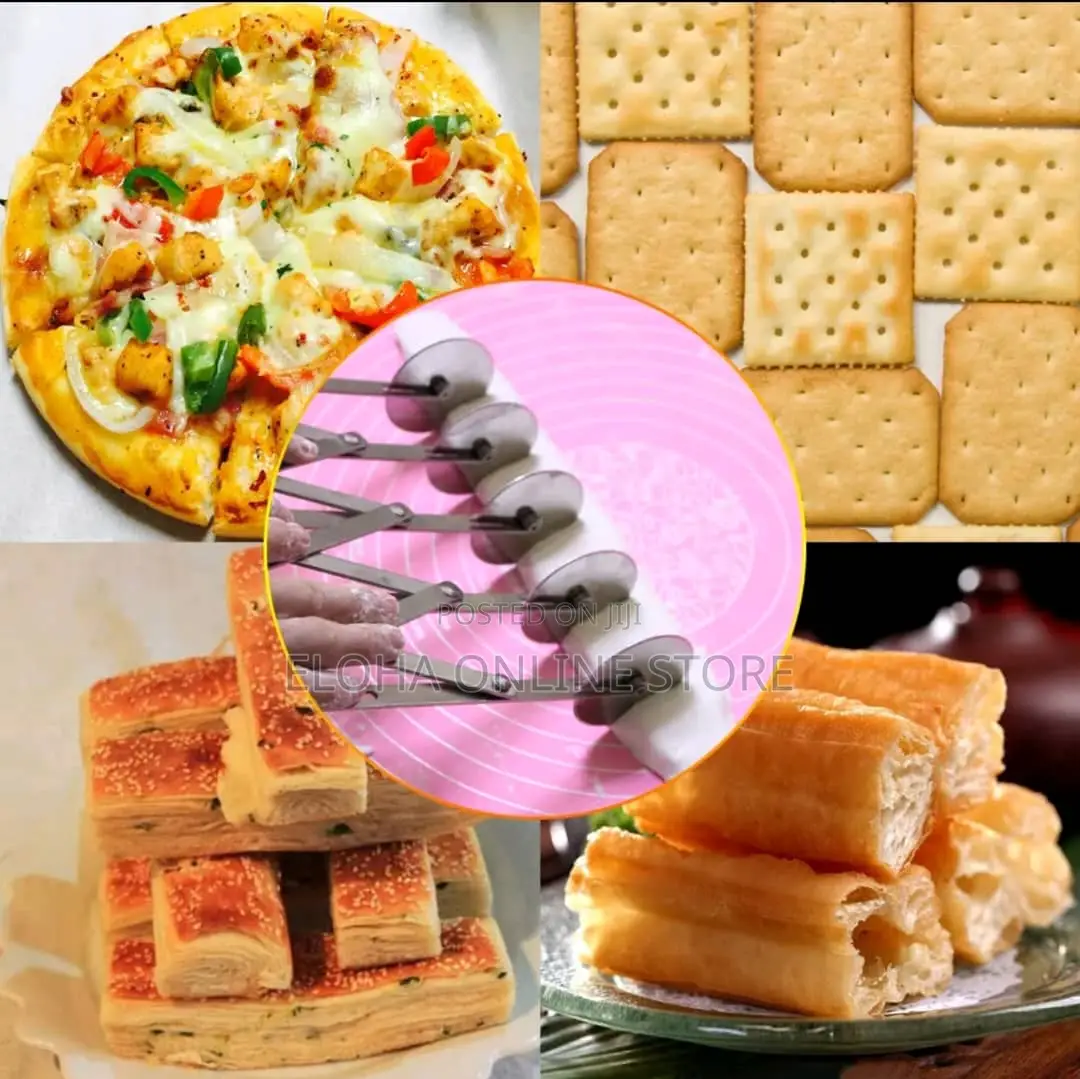 5-Wheel Pizza Cutter/ Dough Divider/ Pasta Knife Roller