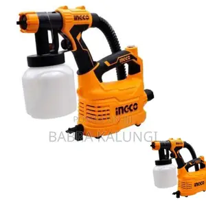Photo - Ingco HVLP Spray Gun_ Yellow, Black