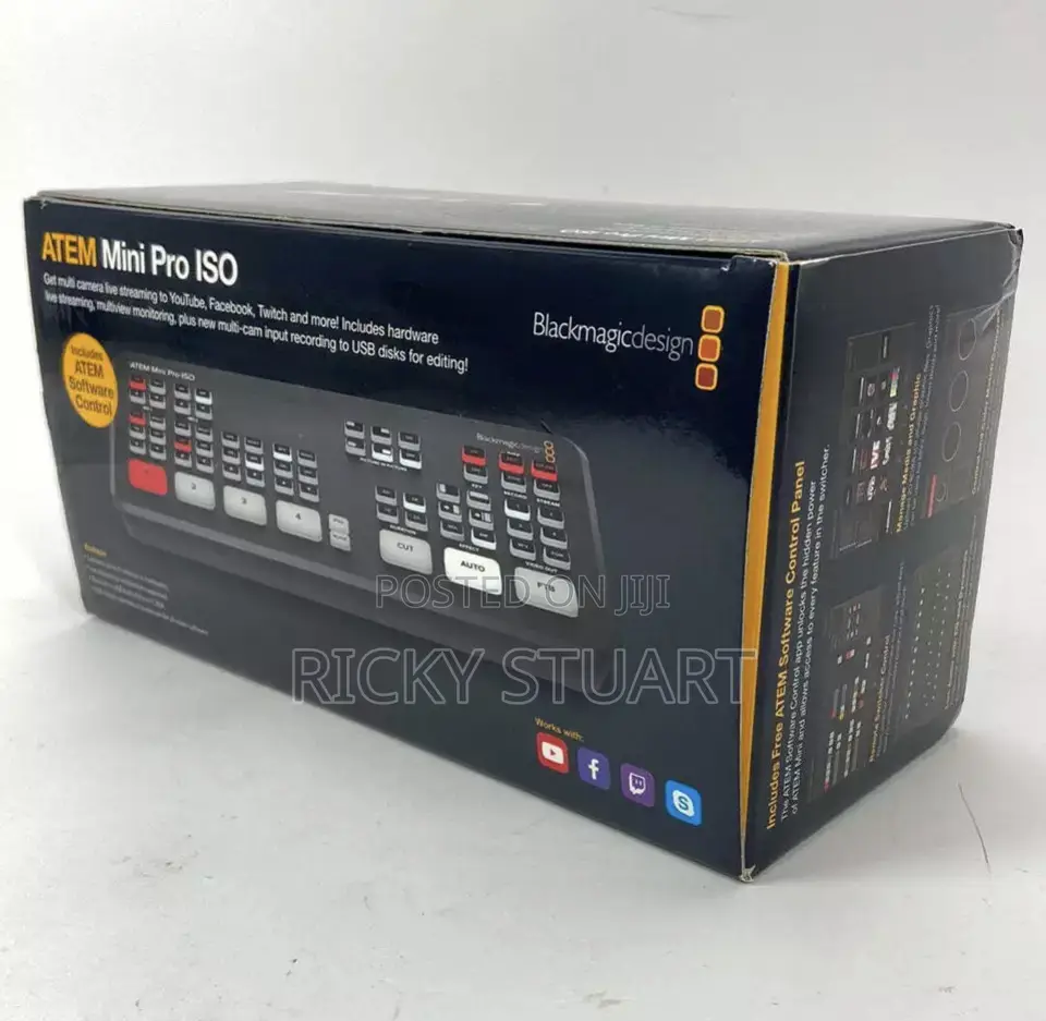 Blackmagic Design Atem Min Pro Hdmi Live Stream Switcher