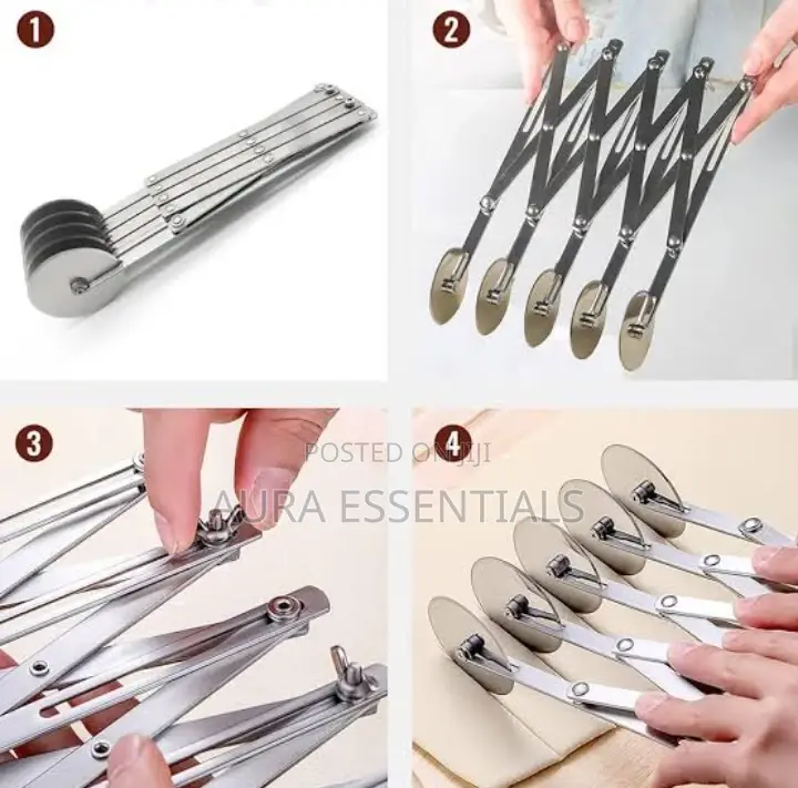 NEW 5-Wheels Pizza Cutter