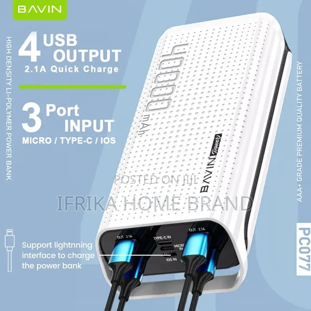 40000mah Power Bank 22.5W PD Fast Charging Powerbank