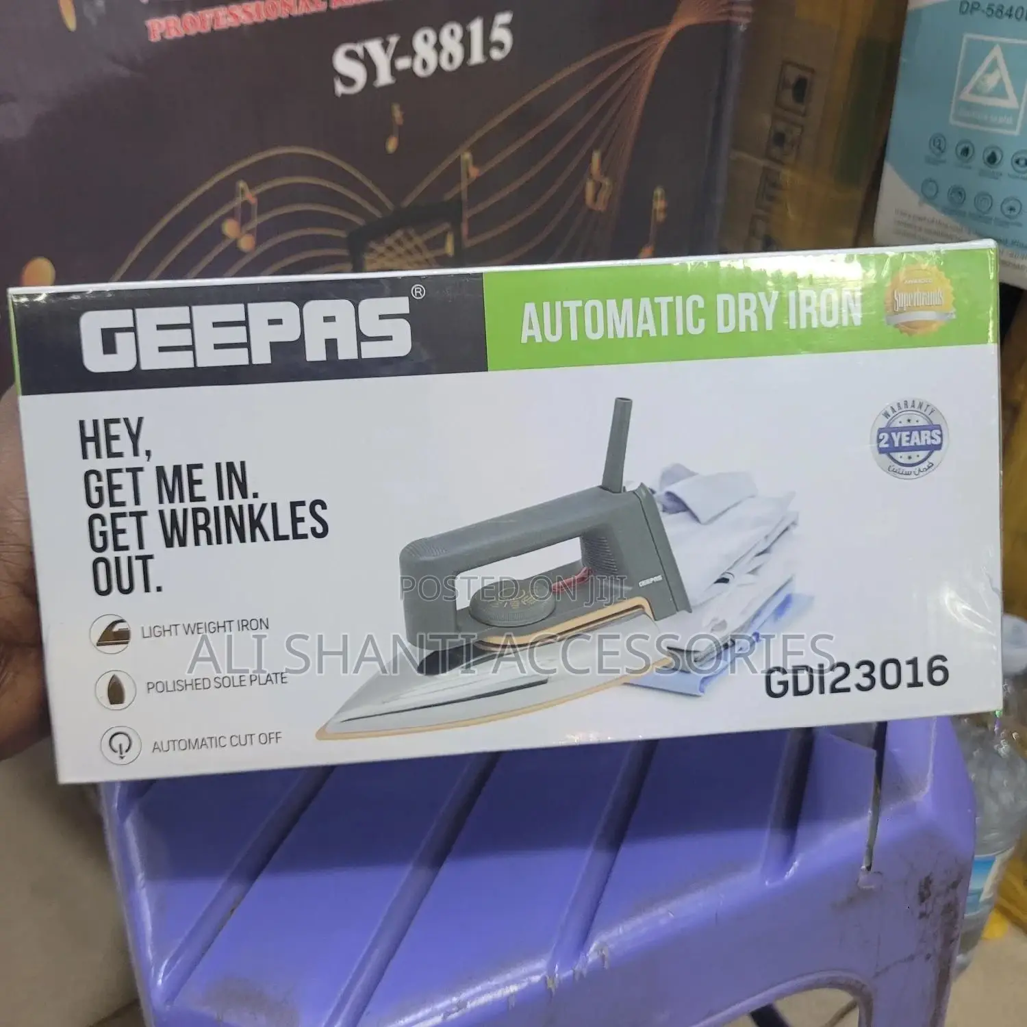 Dry Iron, Geepas Dry Iron, Electric Dry Iron, Flat Dry Iron