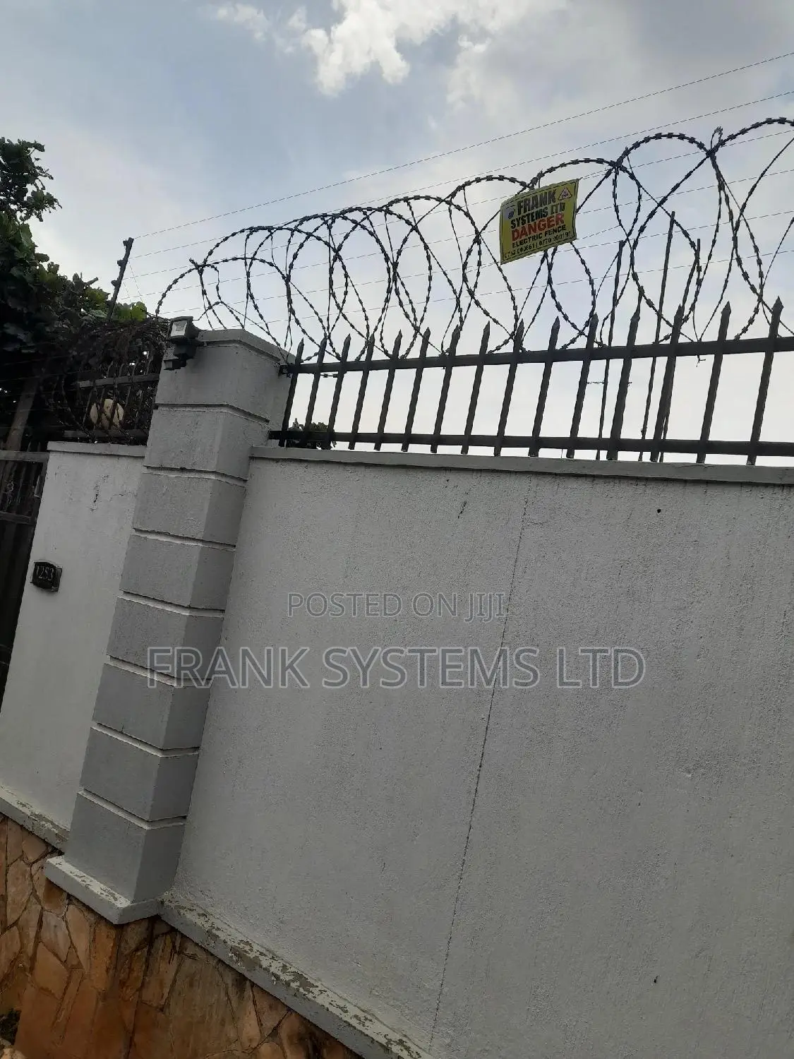 Electric Fence System Installation 120m