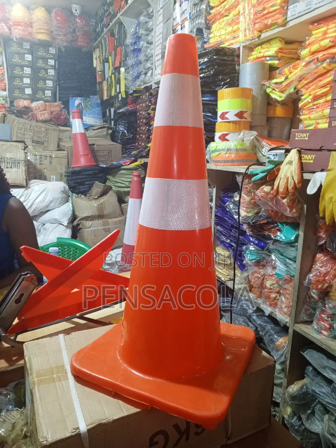 PVC Safety Corn ( 1 Meter)
