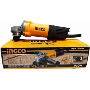 Photo - INGCO Angle Grinder, 900W - Orange, Black