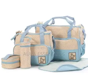 Fashionable 5 in 1 Baby Diaper Bag