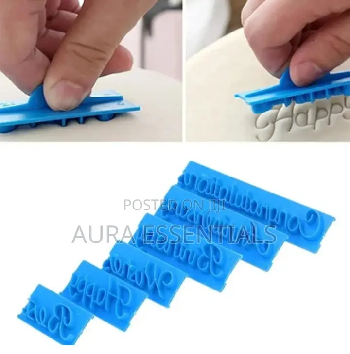 6PCS Cookie Fondant Cutter Decorating Icing Cake Mold