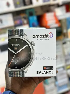 Photo - Amazfit Balance With Brown Leather Smartwatch