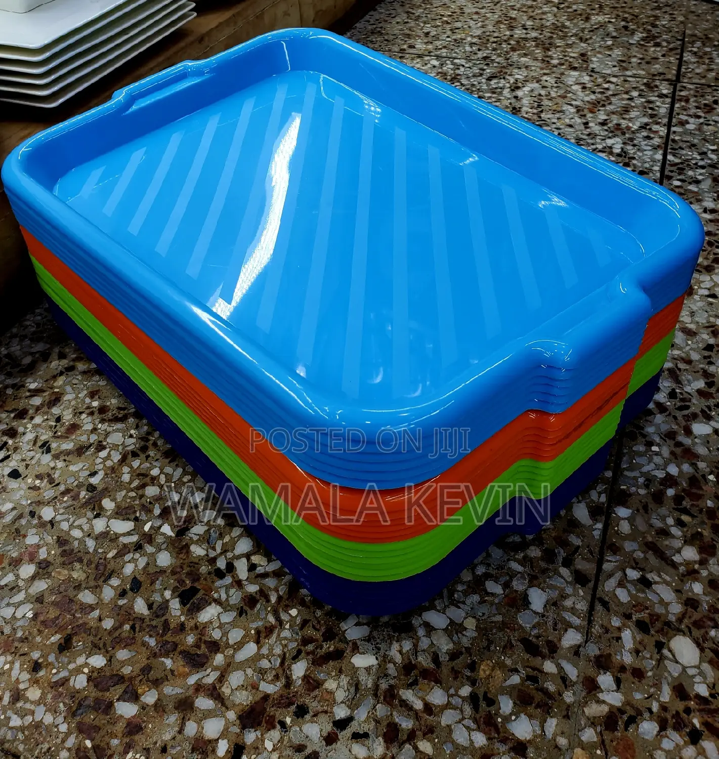 Plastic Serving Tray 6PCS