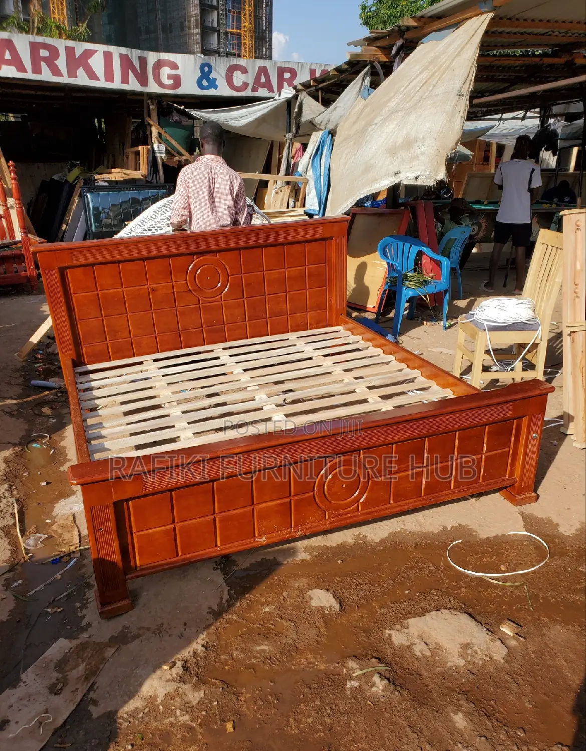 Tile Bed / 6by6 Bed / Wooden Bed/ Furniture/ Luxury Bed