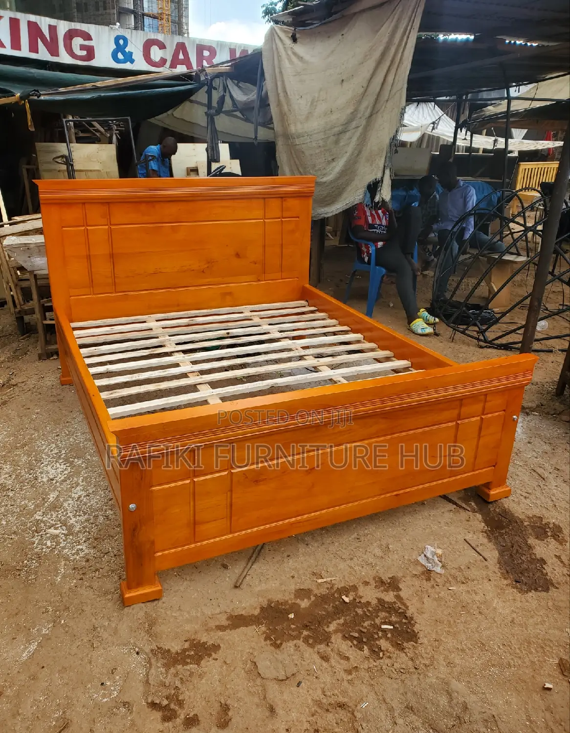 Tile Bed / 5by6 Bed / Wooden Bed/ Furniture/ Luxury Bed