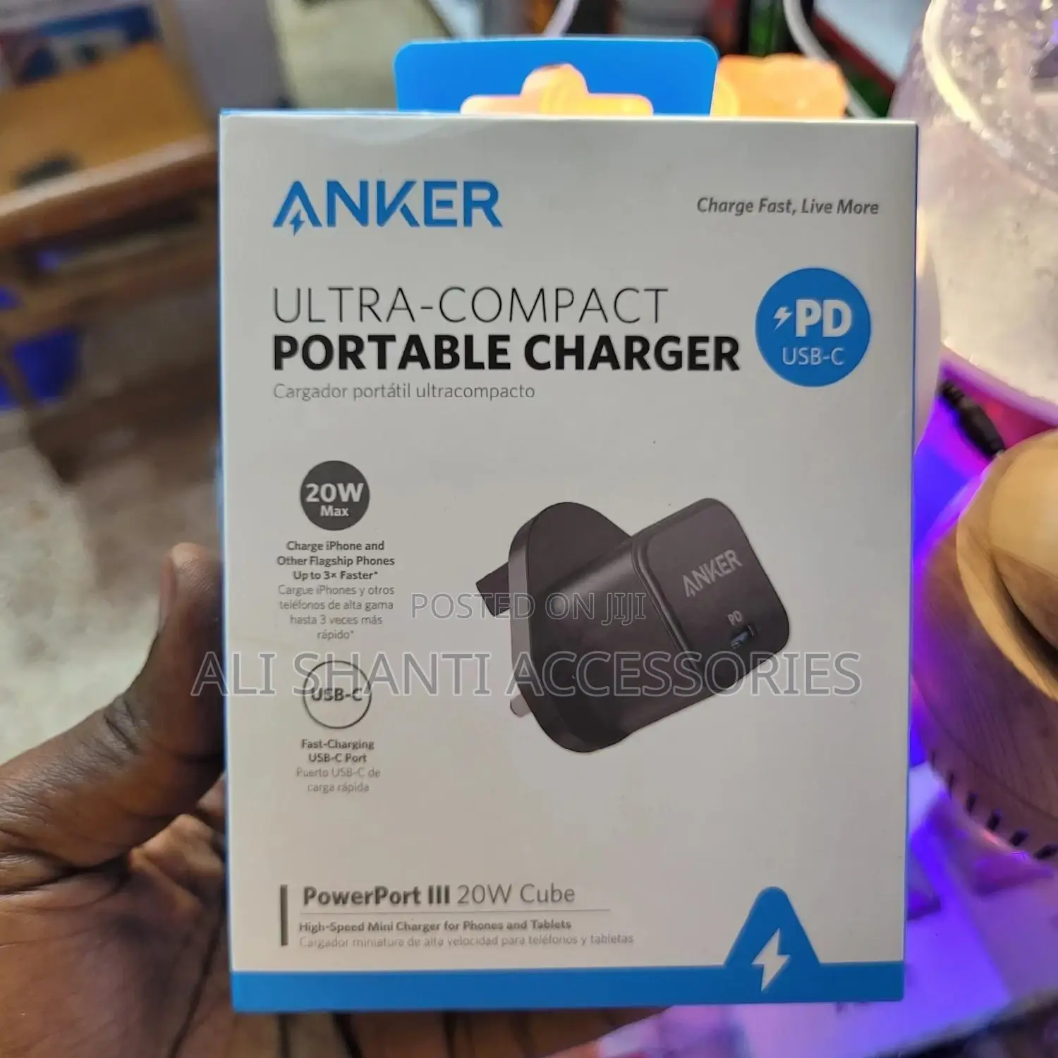 Ultra Compact Portable Charger, PD Anker Charger/ Adapter