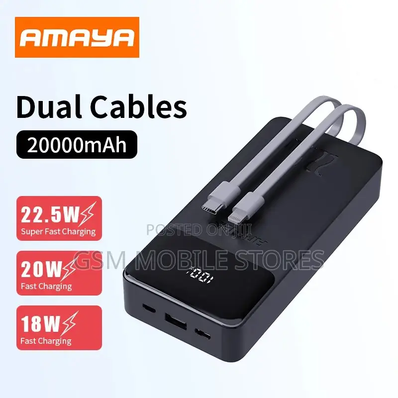 Amaya APW-13 Power Bank 20000mah 22.5W Super Fast Charging