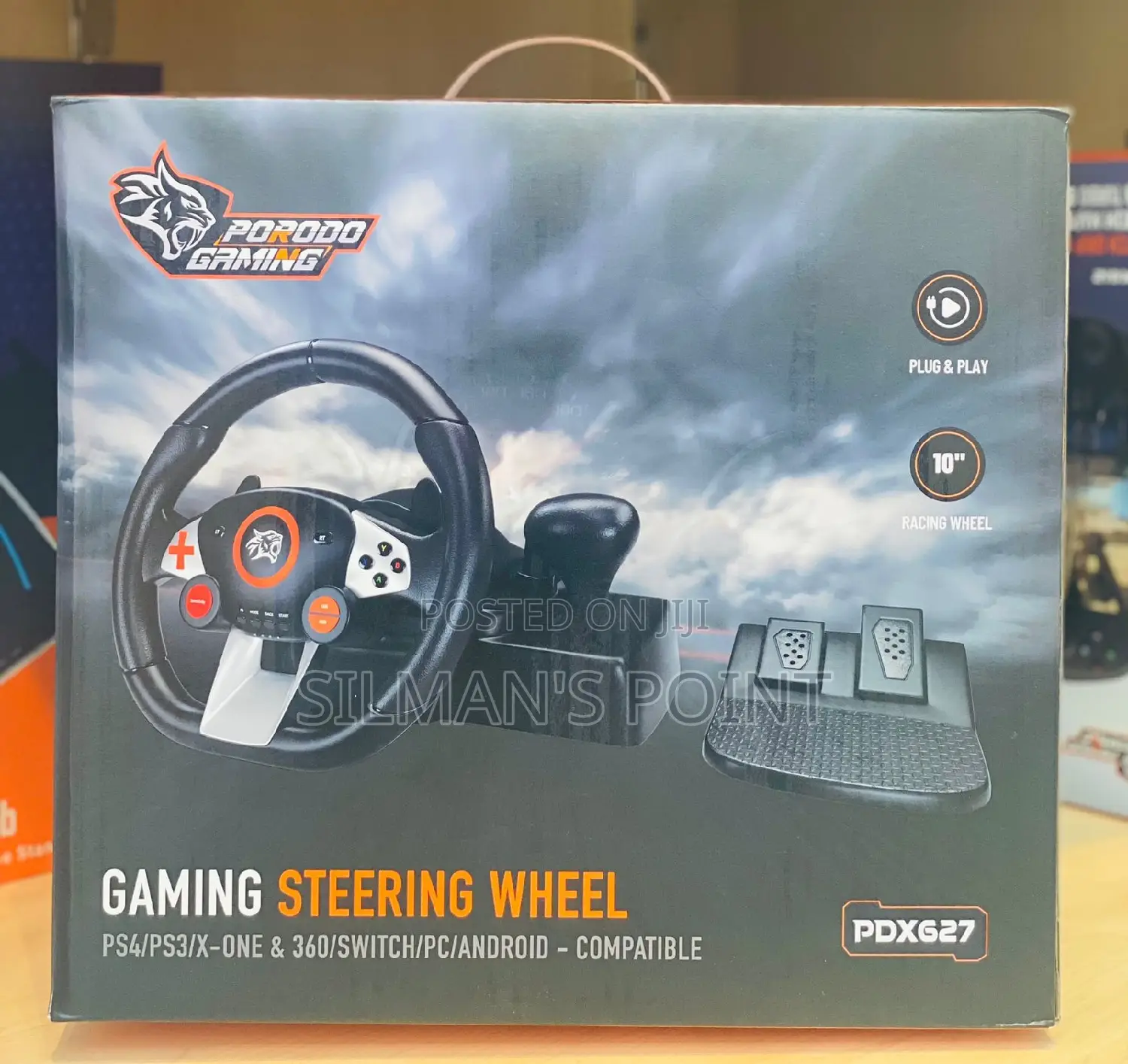 Porodo Gaming Steering Wheel