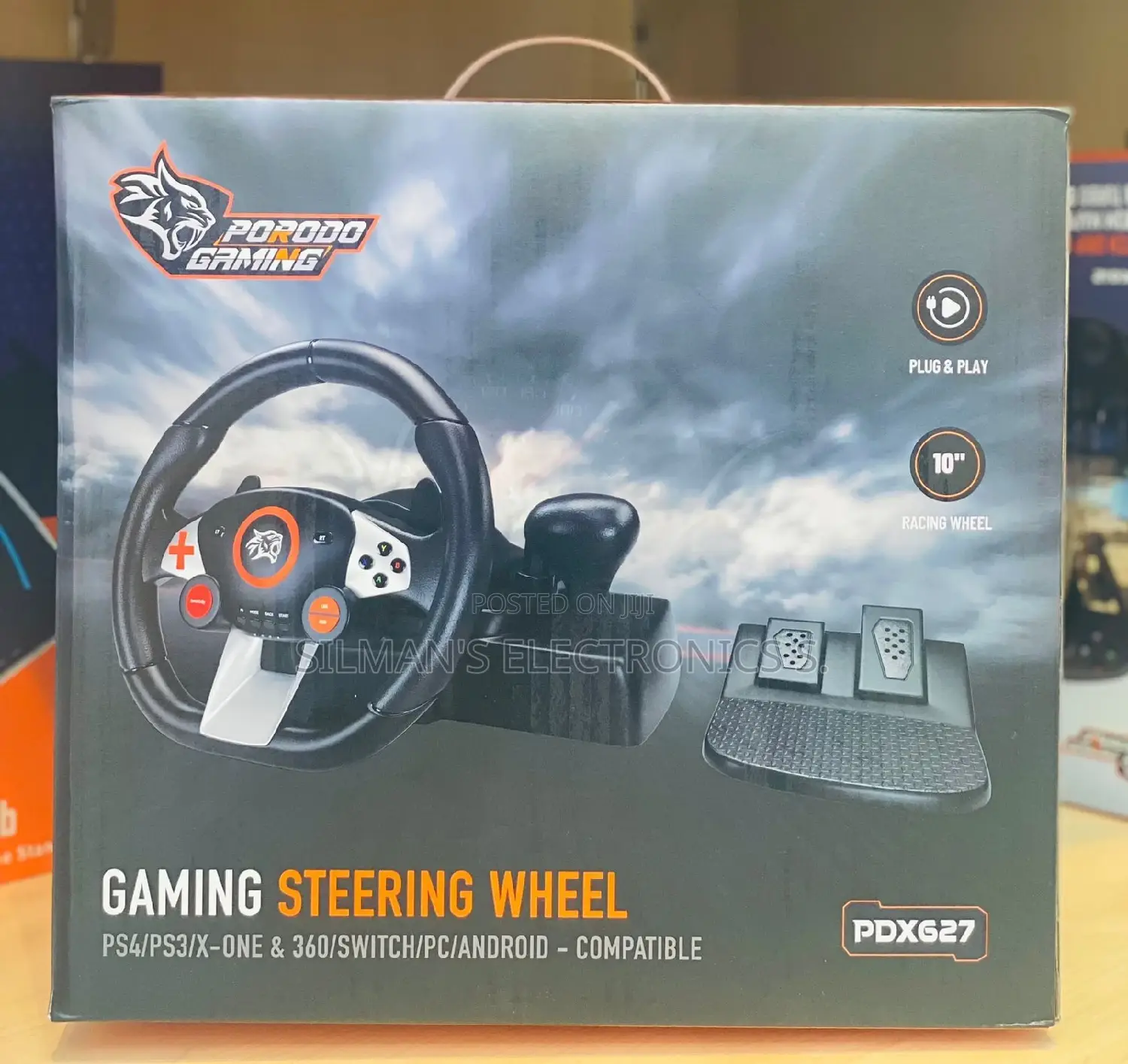 Porodo Gaming Steering Wheel