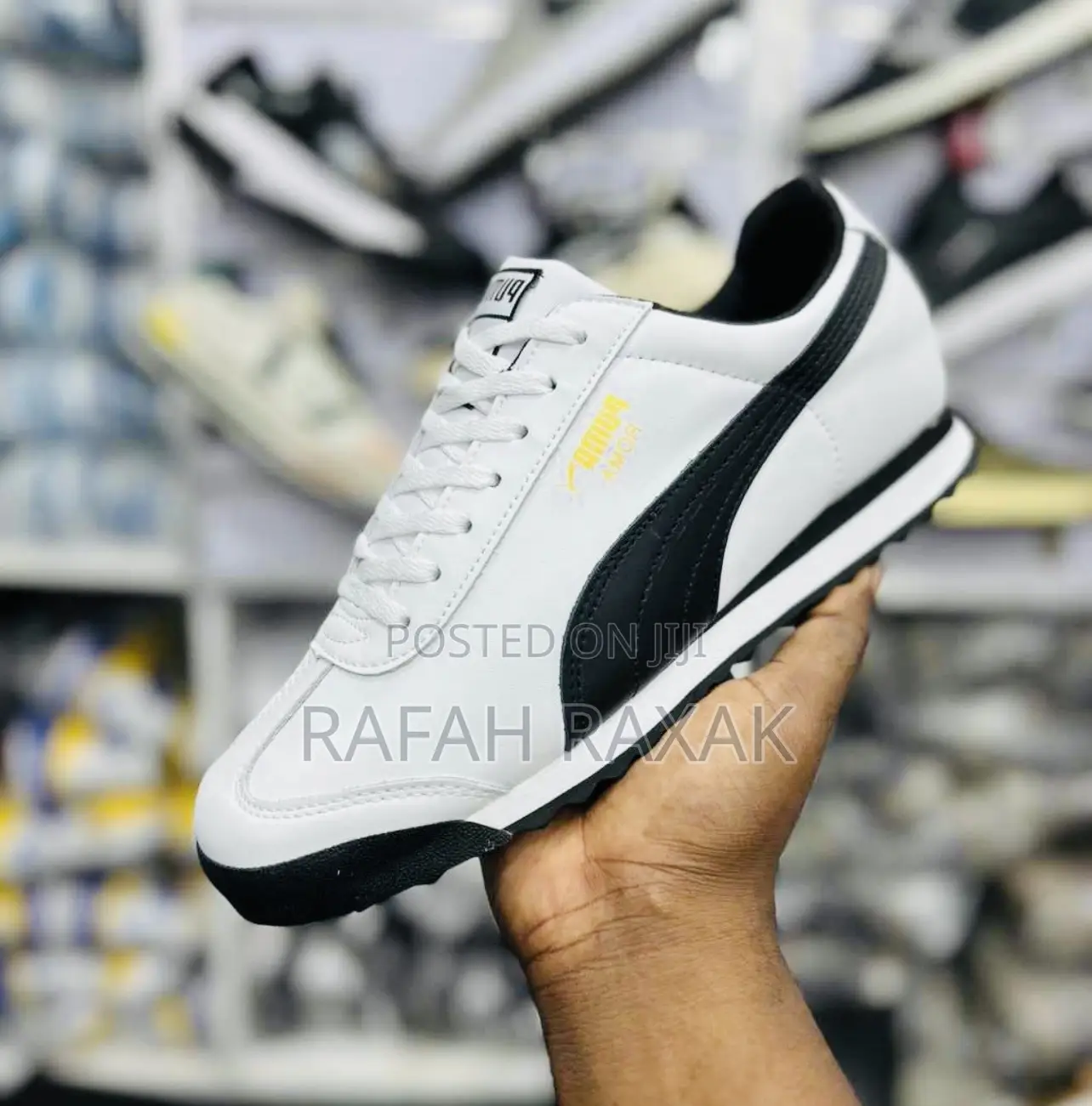 Original Black/White Puma Rome Sneakers