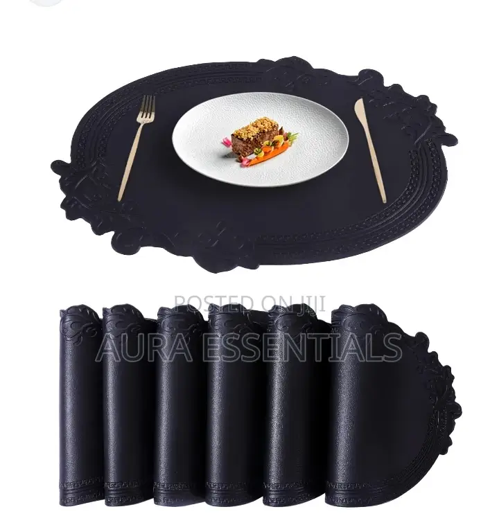 Oval Placemats Indoor Set of 12 Pieces
