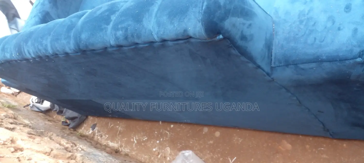 3 Seater Sofa Seat in Blue Colour