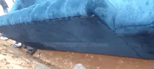 3 Seater Sofa Seat in Blue Colour