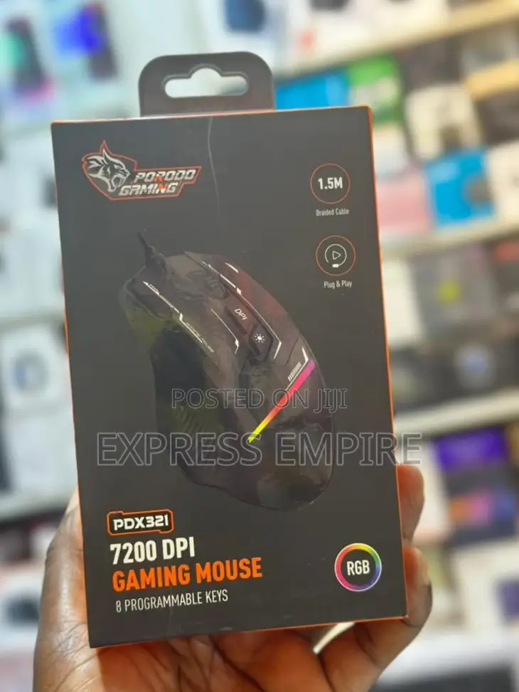 Porodo 7200 Dpi Gaming Mouse