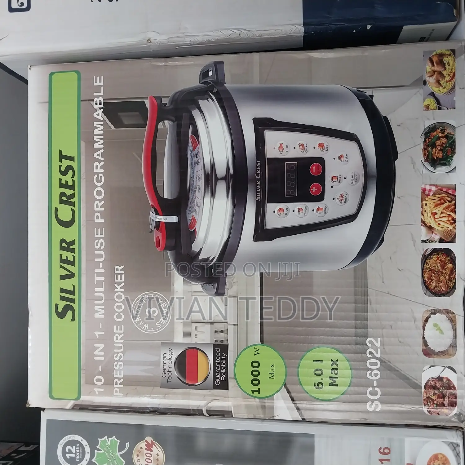 Silver Crest Presure Cooker 10 in 1